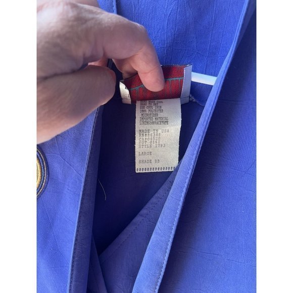 VTG City Girl Petites 3 Piece Skirt Vest Blazer Set Large 90s Neon Womens - Picture 12 of 16